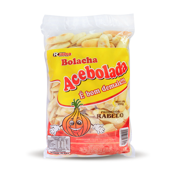 Bolacha acebolada - Rabelo